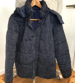ダークグレー フード付きアウター