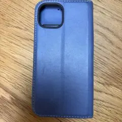 ネイビー 手帳型ケース iPhone用