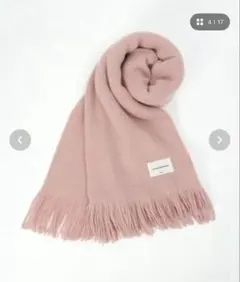 マフラー　ピンク　ikka zozo ベビーピンク