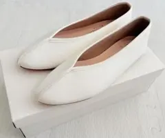 アルテミス by DIANA チャイナシューズ 白 22.5 フラット パンプス