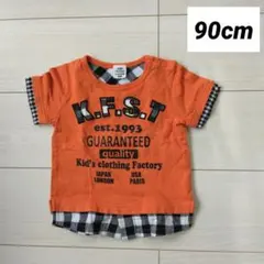 KIDS FASHION STATION オレンジTシャツ 90cm