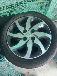 14インチ タイヤ ホイール 4本セット 155/65R14 自家塗装 汚い 14インチ タイヤ ホイール 4本セット 155/65R14 自家塗装 汚い - メルカリ