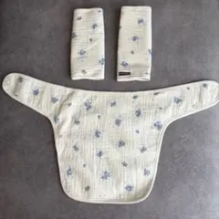 PUPPAPUPO 抱っこ紐カバー ガーゼ 3点セット 【4重ガーゼ】