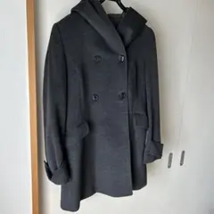 マックスマーラMaxMara Studioフード付きコート　グレー
