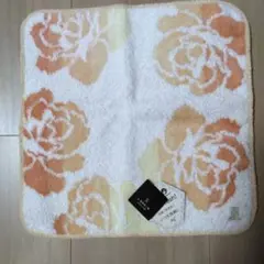 LANVIN COLLECTION バラ柄タオルハンカチ