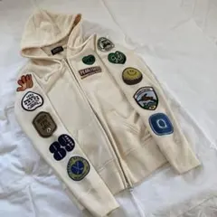 パーリーゲイツ　ワッペンパーカー　レディース　サイズ0 ☆ 値下げ