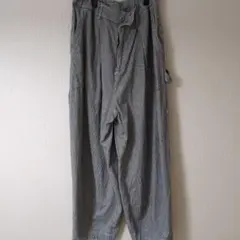 美品☆フェリシモ☆サニークラウズ☆ヒッコリーのペインターパンツ☆Lサイズのサムネイル
