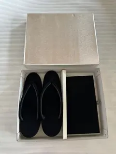 美品 冠婚葬祭　和装用　バッグ　草履 セット(23.5ｃｍ)