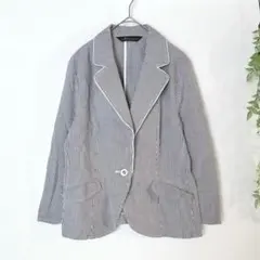 5349 アルテマーヴェル テーラードジャケット ストライプ柄 カジュアル 仕事