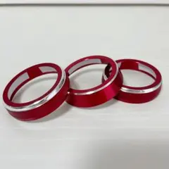 スズキ ジムニー JB64W シエラ エアコンスイッチカバー ダイヤル レッド