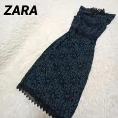 ZARA ザラ 花柄総レースワンピース ノースリーブセレモニーワンピース 完売品