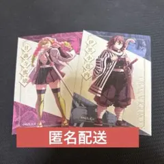 鬼滅の刃 DINING お楽しみくじ 北九州 ステッカー 甘露寺蜜璃 伊黒小芭内