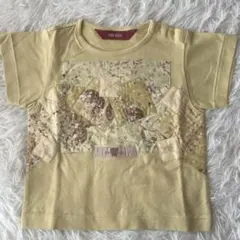 未使用品✨BABY PINK HOUSE 半袖Tシャツ　パッチワーク　90cmのサムネイル
