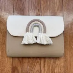 【美品】ハンドメイド母子手帳ケース　即日発送可能◎