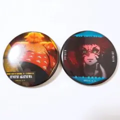 * 鬼滅の刃　ものがたる背中・眼差し　善逸　獪岳　缶バッジ *