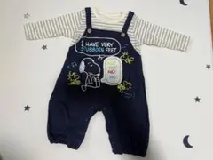 スヌーピー柄 ロンパース 70-80サイズ