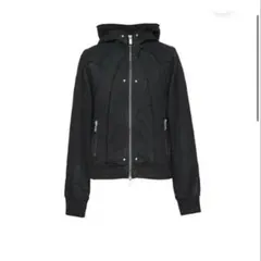 JENTLOUIS Coated Zip Hoodie ブラック - メルカリ