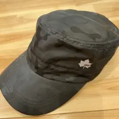 未使用品 ✨️Logos ブラック迷彩 ワークキャップ
