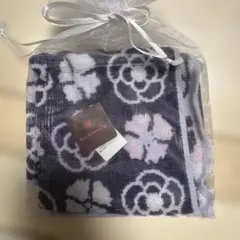 CLATHAS 花柄タオルハンカチ