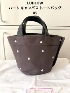 LUDLOW ラドロー Canvas tote XS ハート - メルカリ