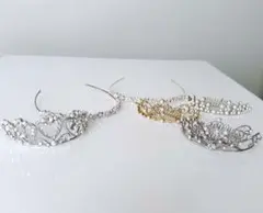 ジャンク品 ティアラ4点＋カチューシャ2点 計6点 まとめ売り