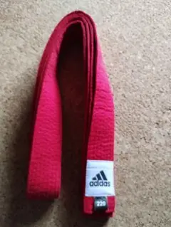 adidas アディダス色帯 赤帯 2号