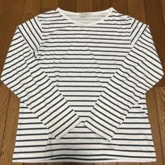 レディース ストライプ 長袖 薄手 カットソー M