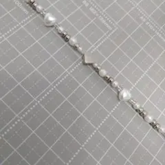 ビーズブレスレット　ハート