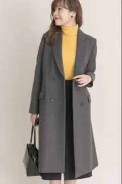 Rosso グレー チェスターコート　ロングコート