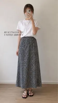 BEAUTY&YOUTH UNITED ARROWS花柄ロングスカート Sサイズのサムネイル
