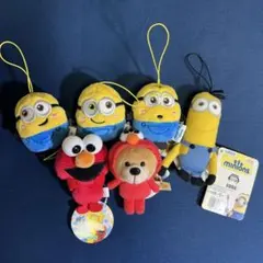 ユニバ　ミニオン/エルモキーホルダー