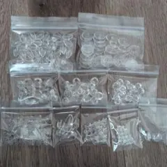 アクリル　クリアビーズセット