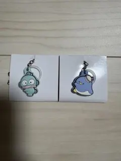 新品 サンリオダブルチャームグミ ハンギョドン、タキシードサム