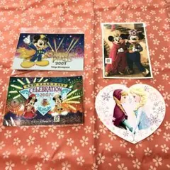 ディズニー　ポストカード　4枚セット