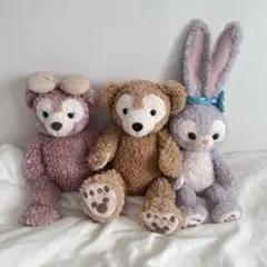 ダッフィー & フレンズ ぬいぐるみ 3点セット ダッフィー　シェリーメイ