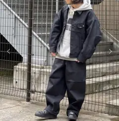 Lee SUPERSIZED ライダースデニムジャケット ブラック M