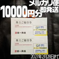 第一興商 株主優待券 10000円分 - メルカリ