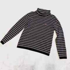 ボーダー タートルネック