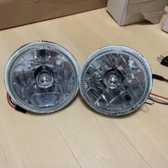 ヘッドライト 丸型 2個セット ラングレー ハマー - メルカリ