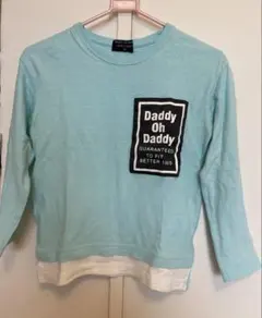 Daddy Oh Daddy 水色 長袖Tシャツのサムネイル