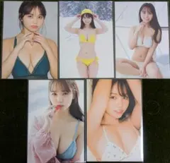本郷柚巴 1st写真集 美しい果実 特典ポストカード 5種コンプリートセットのサムネイル