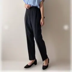 GU　ジーユー　テーパードパンツ　XL　ブラック