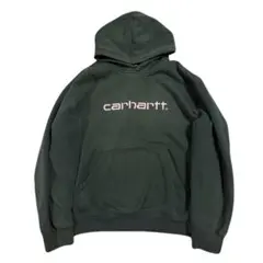 carhartt フーデッドカーハートスウェット XL ダークグリーン　パーカー