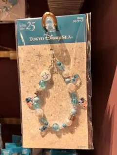 【ストラップ】 ディズニー 25周年 スパークリングビジュリー ミッキー