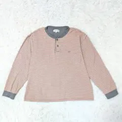 ミラショーン 上質コットン ボーダー 長袖Tシャツ ベーシック 日本製【M】のサムネイル