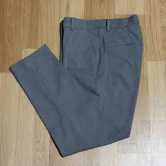 【美品】UNIQLO ユニクロ EZYアンクルパンツ S グレー