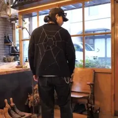 入手困難！tatoo studio yamada カーディガン 蜘蛛 山田レン - メルカリ