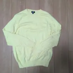 UNIQLO イエロー 長袖Sサイズ　綿100%