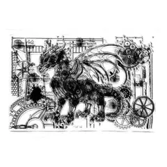 クリアスタンプ2341：Mechanical Dragon《3点で20％OFF》