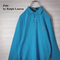 じ*ん様 ポロバイラルフローレン　長袖　ポロシャツ　ポロシャツ　ポニー刺繍　古着
